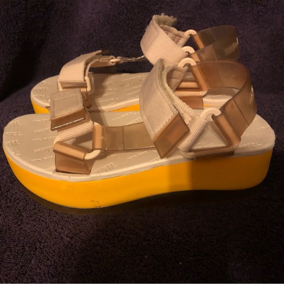 Melissa Papete Rider Platform Sandals Size 6 - Picture 3 of 8